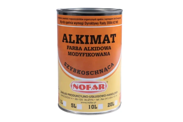 Farba alkidowa modyfikowana szybkoschnąca ALKIMAT